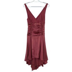 BGN Silk Dress Size 6 US Mauve Pink Fairy Y2K Style Hoco Event Party Dance